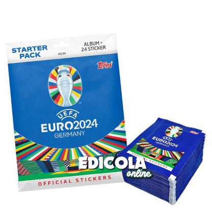 Album e/o Bustine di Figurine EURO 2024 Germany Topps Uefa 24 Official Stickers
