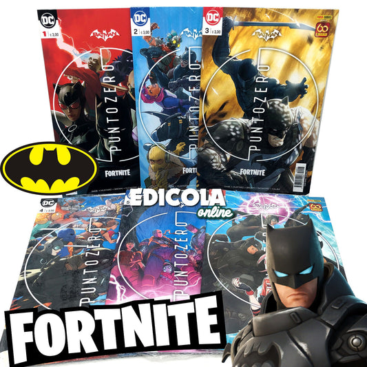 Batman Fortnite Punto Zero comics Série complète 1 2 3 4 5 6 avec codes Skin
