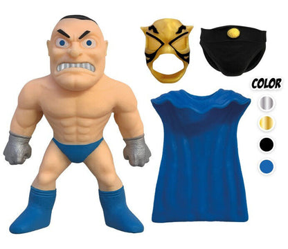 Busta Sorpresa Personaggi ELASTIKORPS Lottatori WRESTLING Cicaboom Allungamostri