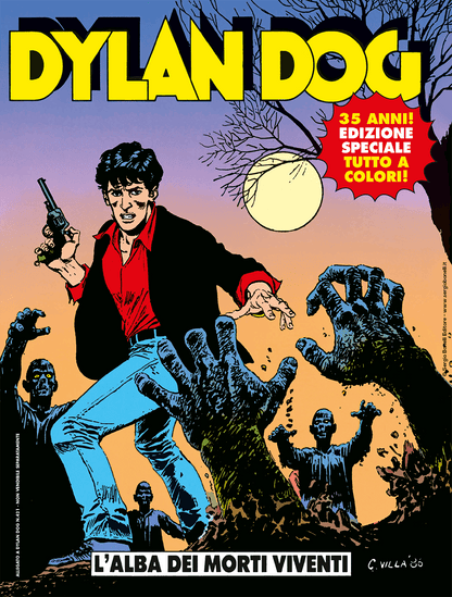 Comic Book Color Reprint of DYLAN DOG #1 Dawn of the Dead +421