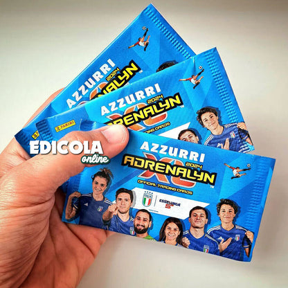 Raccoglitore e/o Bustine Adrenalyn XL AZZURRI Esselunga Calciatori Panini 2024