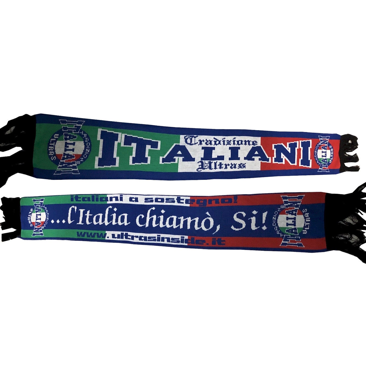 Ultras Liberi vintage Italie Football Écharpe Laine Équipe Nationale Italienne Femme Homme