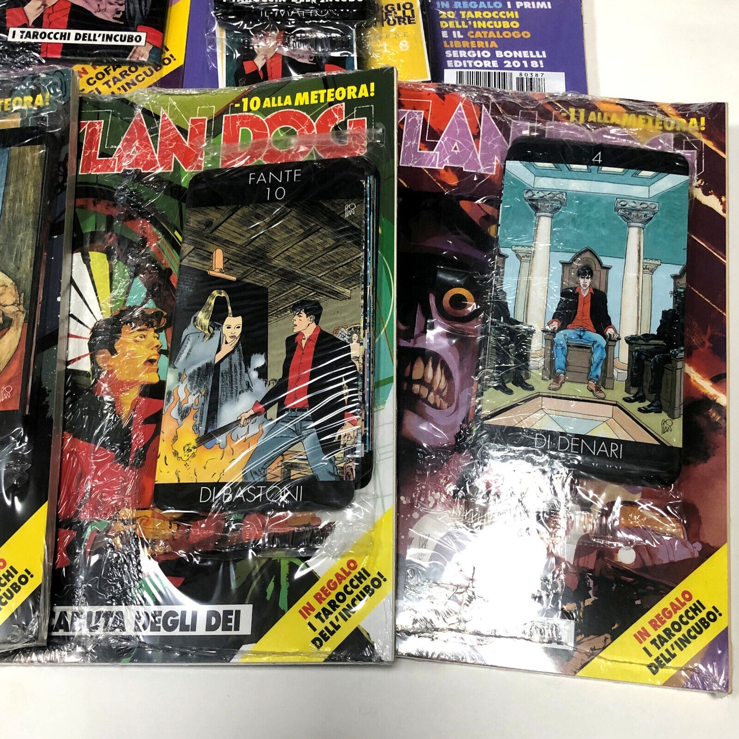 Fumetti DYLAN DOG TAROCCHI dell' INCUBO 387 388 389 390 Color Fest 28 Cofanetto