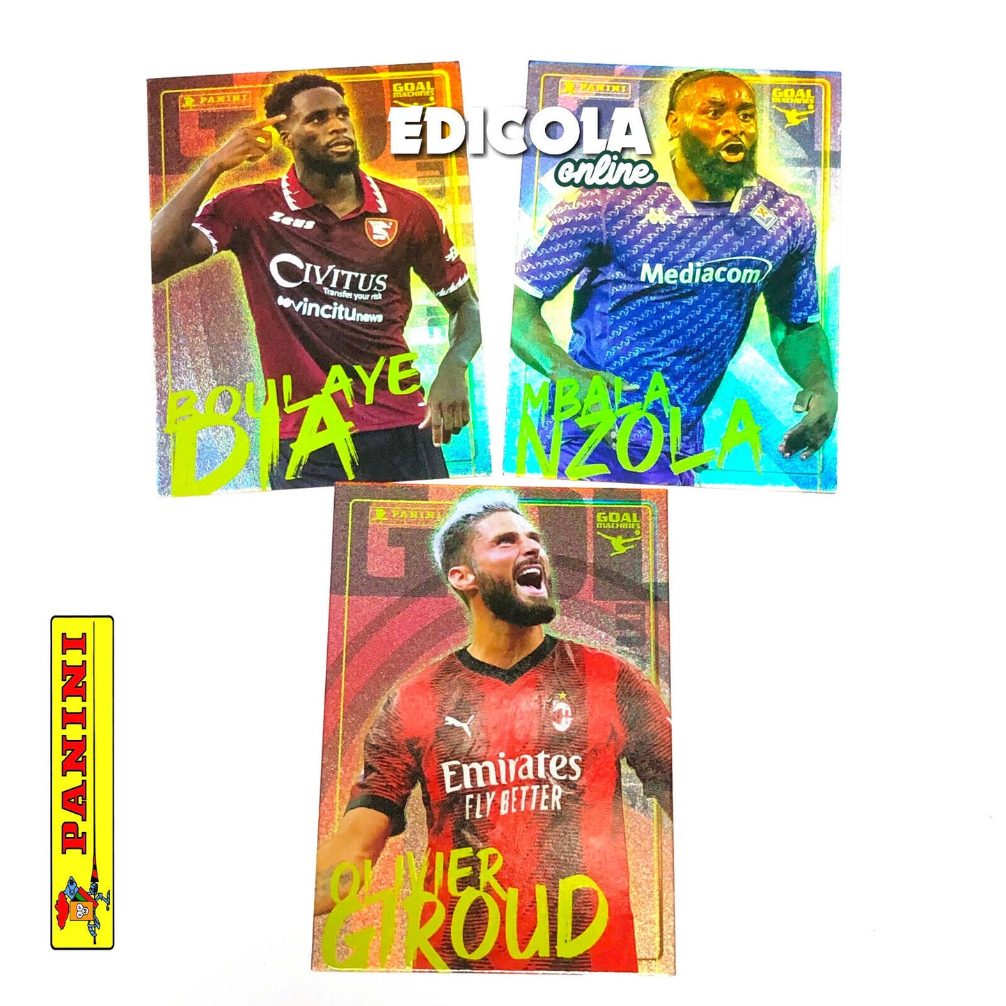 Wählen Sie Ihre GOAL MACHINES 2024 Karte – PANINI FOOTBALLERS 2023-24
