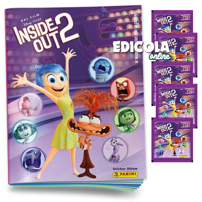 INSIDE OUT 2 Disney Film 2024 Panini-Album und/oder Packungen mit Sticker-Aufklebern