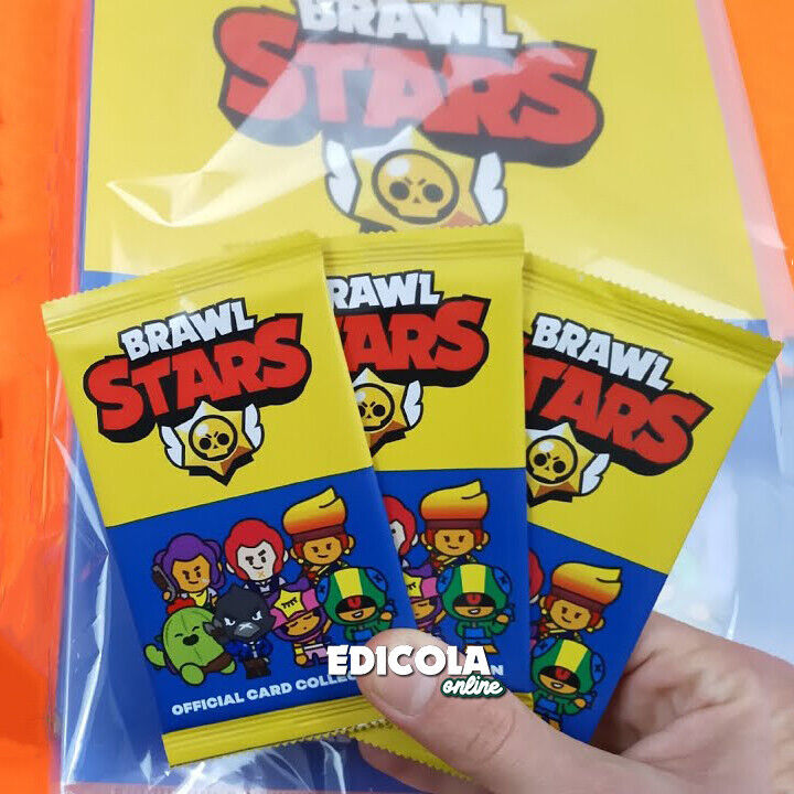 Bustina di BRAWL STARS Sigillata contiene 5 Carte Cards Official Collection - Serie 1 Gialla (2022)
