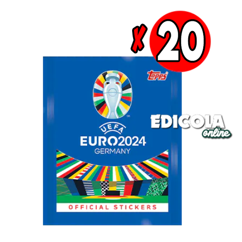Album e/o Bustine di Figurine EURO 2024 Germany Topps Uefa 24 Official Stickers