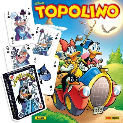 Fumetto TOPOLINO Sigillato Edicola da Collezione + 2x Mazzo di carte Blisterato
