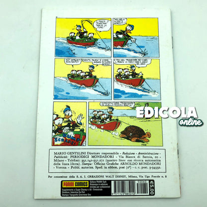 Mickey Mouse hat die Comic-Nummer n gepinnt. 1 SAMMLER-NACHDRUCK 20 Lire Vintage Rare