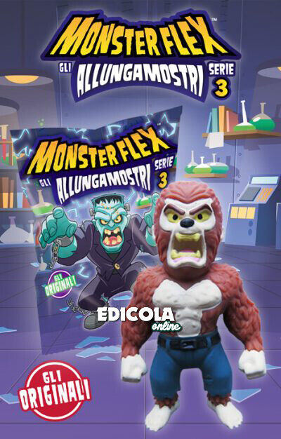 MONSTER FLEX Personnages Série 3 Monsterflex les monstres extensibles Monstres extensibles