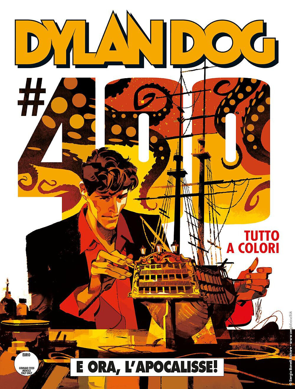 Lot 4 DYLAN DOG Comics Number 400 Complete Series 1 First Edition Rare