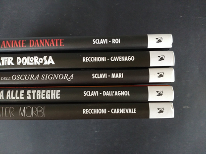 Lot de 5 bandes dessinées cartonnées de DYLAN DOG Collection complète Giant Bao Variant