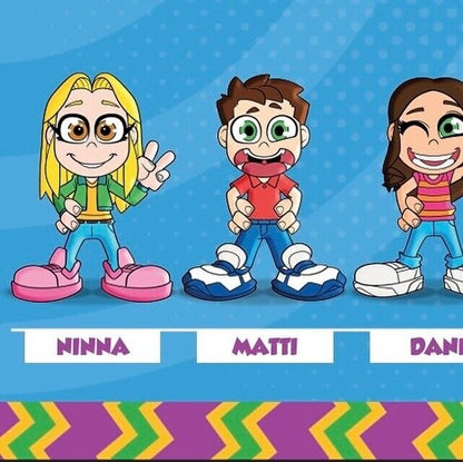 Scegli il tuo Personaggi Pupazzetti NINNA e MATTI 3D Action Figure Youtube Gamer