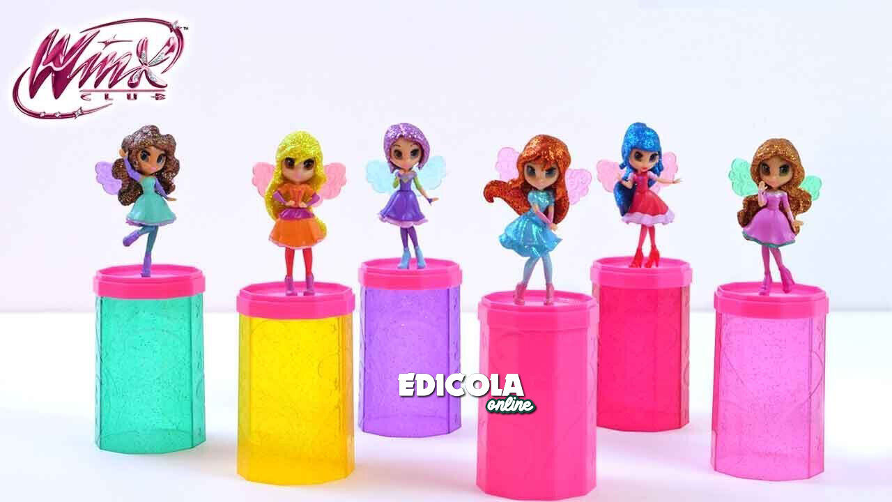 Winx Club Sammlerstück MAGIC Glitzer Actionfigur Bloom Flora Aisha Puppe