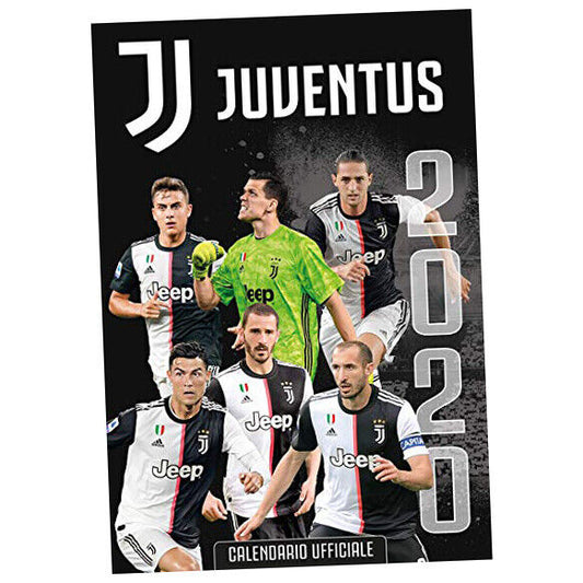 Offizieller vertikaler Juve-Kalender JUVENTUS 2020 mit Spiralarmband