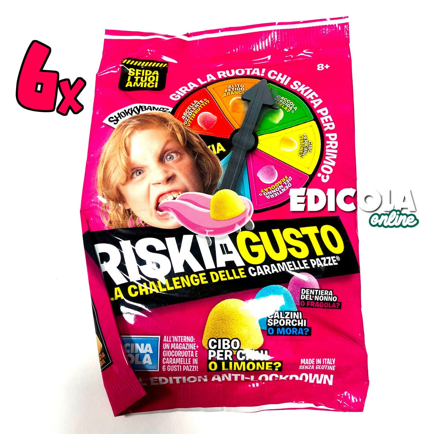 Surprise Envelopes RISKIA THE TASTE Crazy Gummy Candies Riskia Envelope