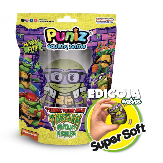 Scegli Personaggi TARTARUGHE NINJA di PUNIZ Squishy Teenage Mutant Turtles TMTN