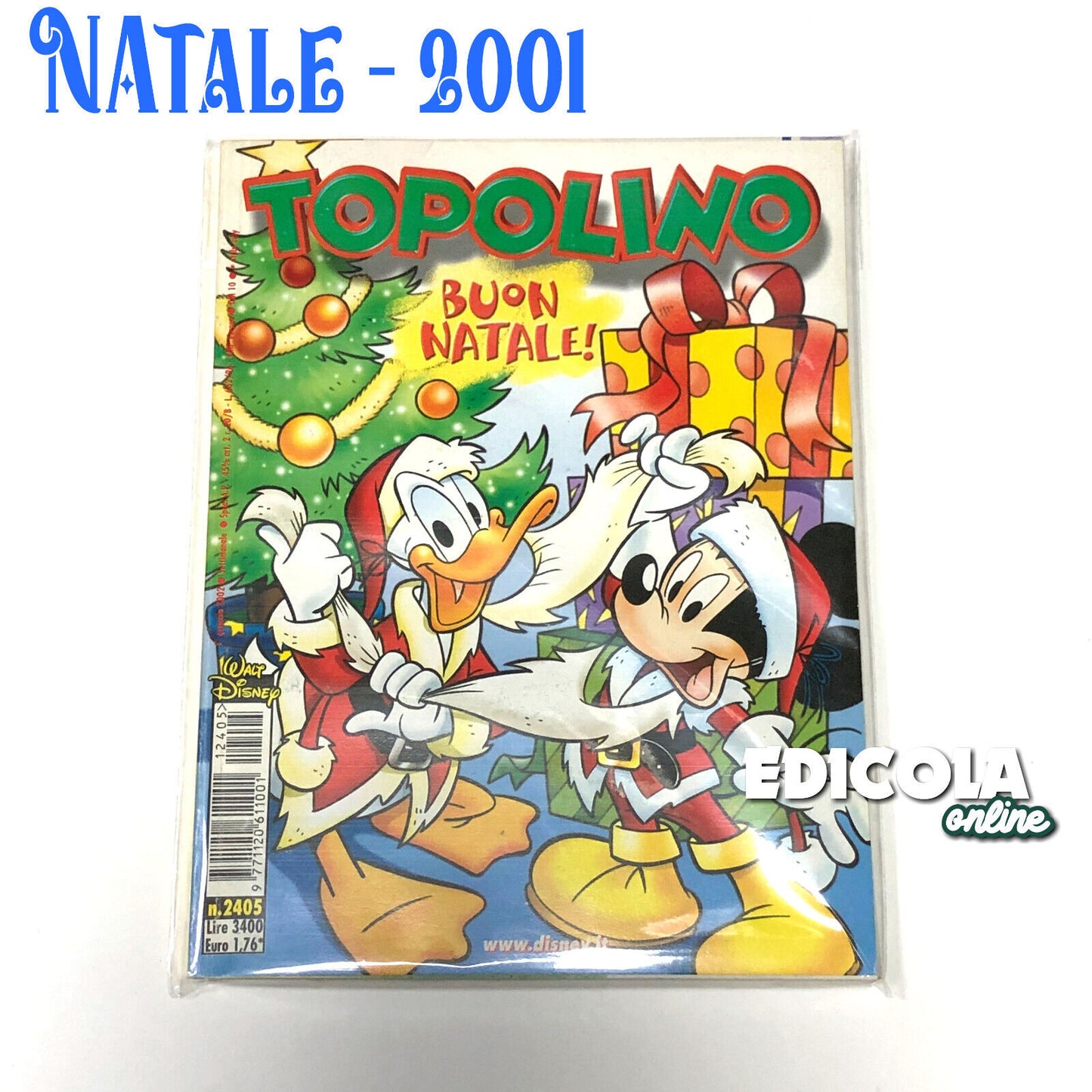 Lot de bandes dessinées Mickey Mouse, collection spéciale, livret dédié à Noël (variante)