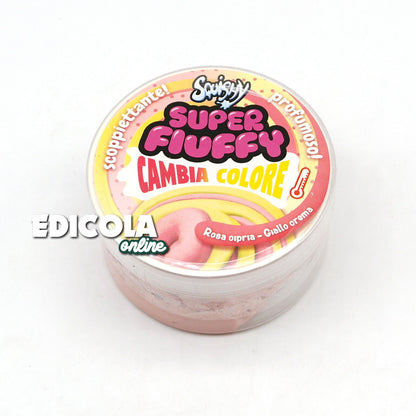 Glas mit SQUISHY SUPER FLUFFY Farbwechselnder, duftender Antistress-Schleim Hobby