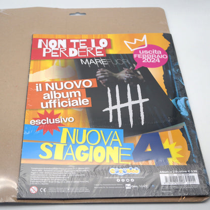 Set Album di MARE FUORI e Bustine di Figurine Sticker TV Starter Pack Rai 2023