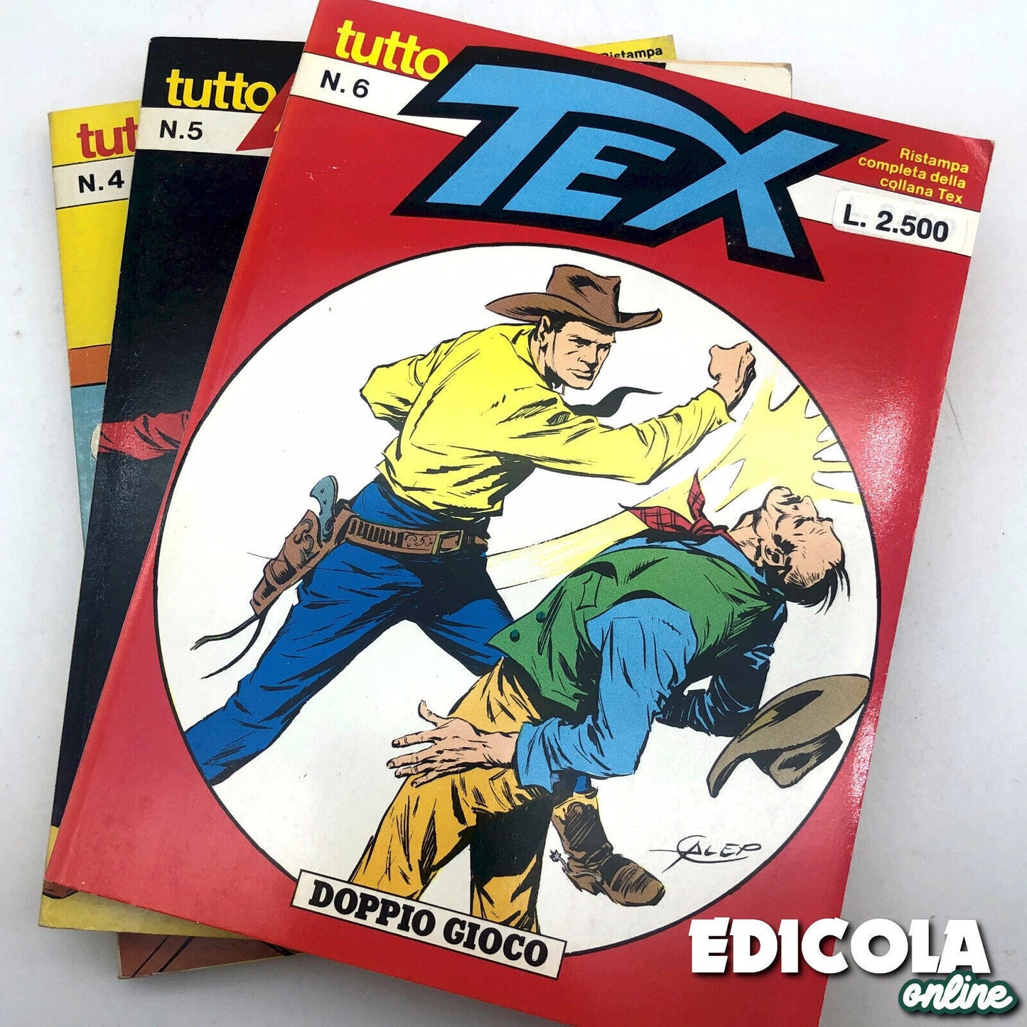 Fumetti Tutto TEX WILLER Ristampa completa della collezione Western lotto Usati