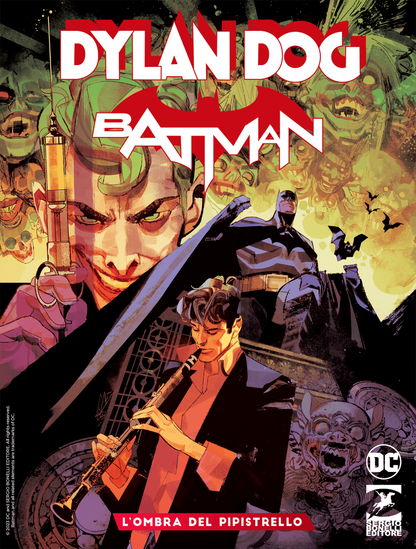 Komplette Saga 8x DYLAN DOG und BATMAN Comics Nummer 0 1 2 3 + Variante Cover Joker