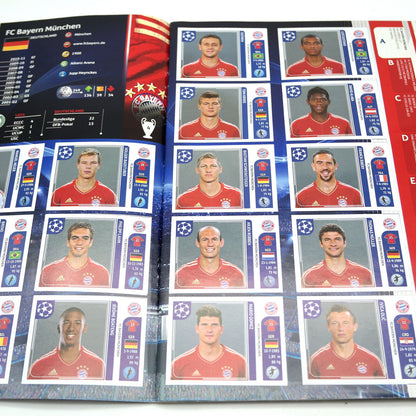 Komplettes Album mit Panini-Fußballspieleraufklebern CHAMPIONS LEAGUE 2011-12 UEFA 2012
