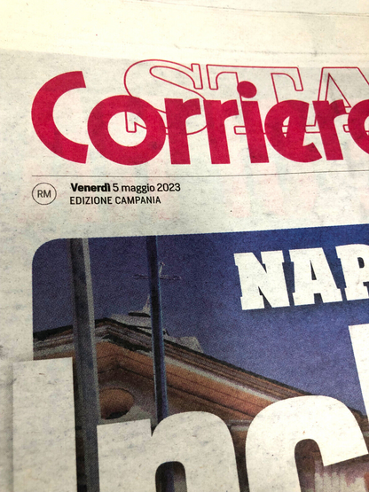 Newspaper Corriere dello Sport of May 5, 2023 3 Scudetto Football Napoli Osimhen