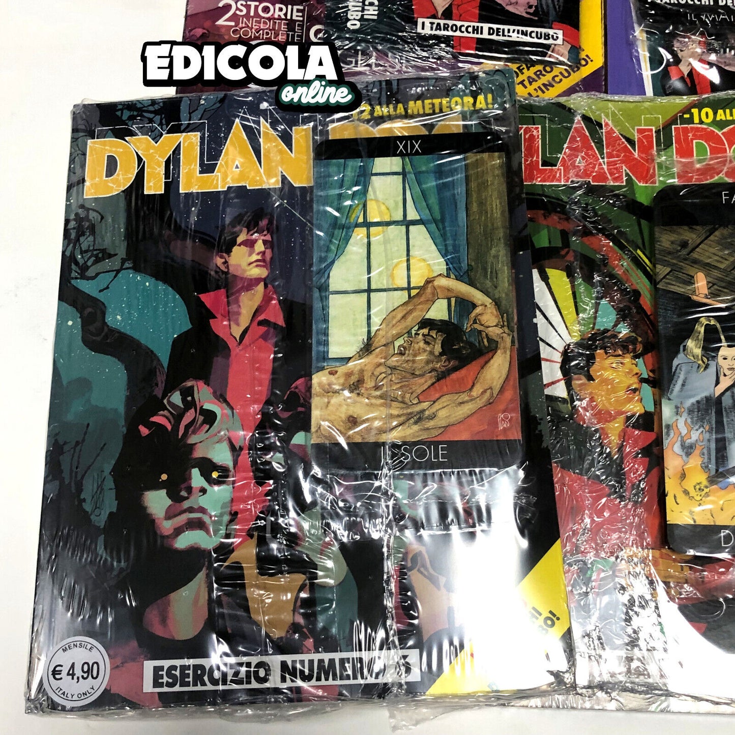 Fumetti DYLAN DOG TAROCCHI dell' INCUBO 387 388 389 390 Color Fest 28 Cofanetto