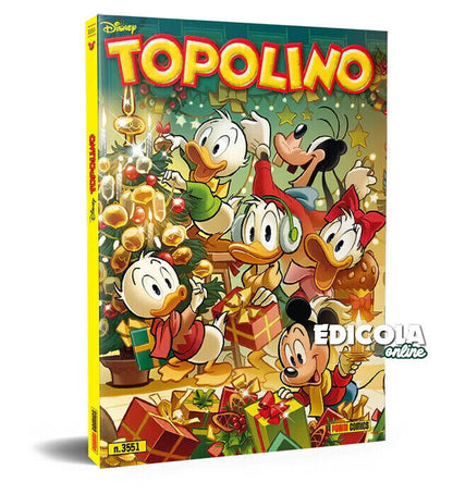 Livret de bandes dessinées Mickey Mouse 3550 3551 3552 avec gadgets Collection complète de Noël