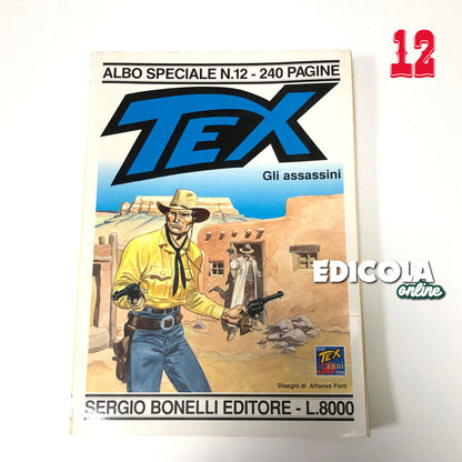 Fumetti ALBO SPECIALE Gigante TEX WILLER lotto Raro Texone Usati prima edizione