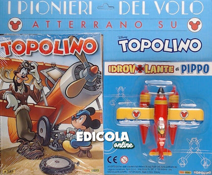 Mickey Mouse Comic 3563 3564 Livret original avec gadget hydravion biplan