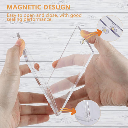 Custodia Trasparente Magnetica Protettiva UV per Carte da Collezione Card Cornice 35PT