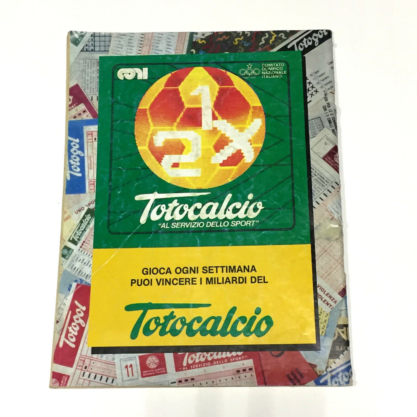 Totoguida Annuario Calcio Vintage Totocalcio Totip Enalotto Tris Scommesse lotto