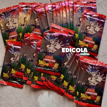 Versiegelte Beutel mit CARD DRAGONBALL Ultra Power LAMINCARDS Super Carte Game