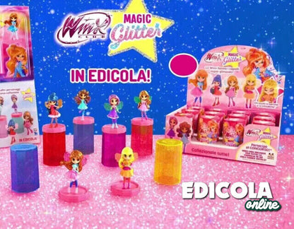 Winx Club Sammlerstück MAGIC Glitzer Actionfigur Bloom Flora Aisha Puppe