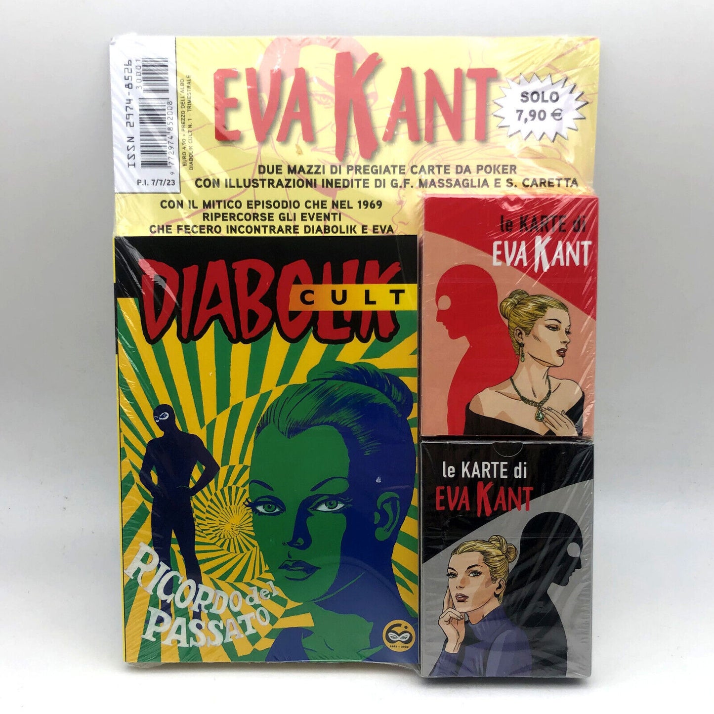 DIABOLIK BD culte « Souvenir du passé » + Cartes à jouer inédites d'Eva Kant - Karte 2023