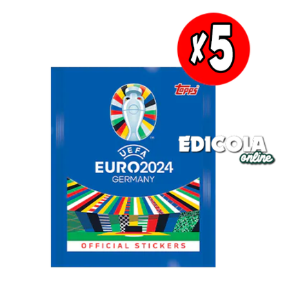 Album e/o Bustine di Figurine EURO 2024 Germany Topps Uefa 24 Official Stickers