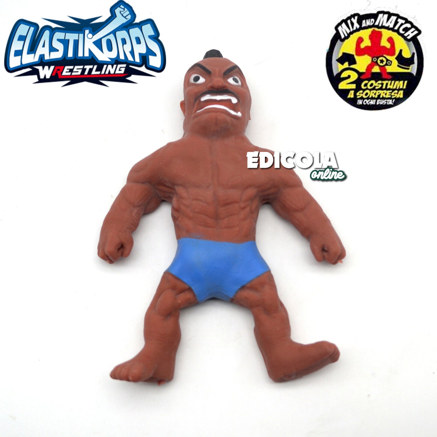 Personaggi ELASTIKORPS Lottatori Wrestling Cicaboom Maxi Action Figure AEW WWE