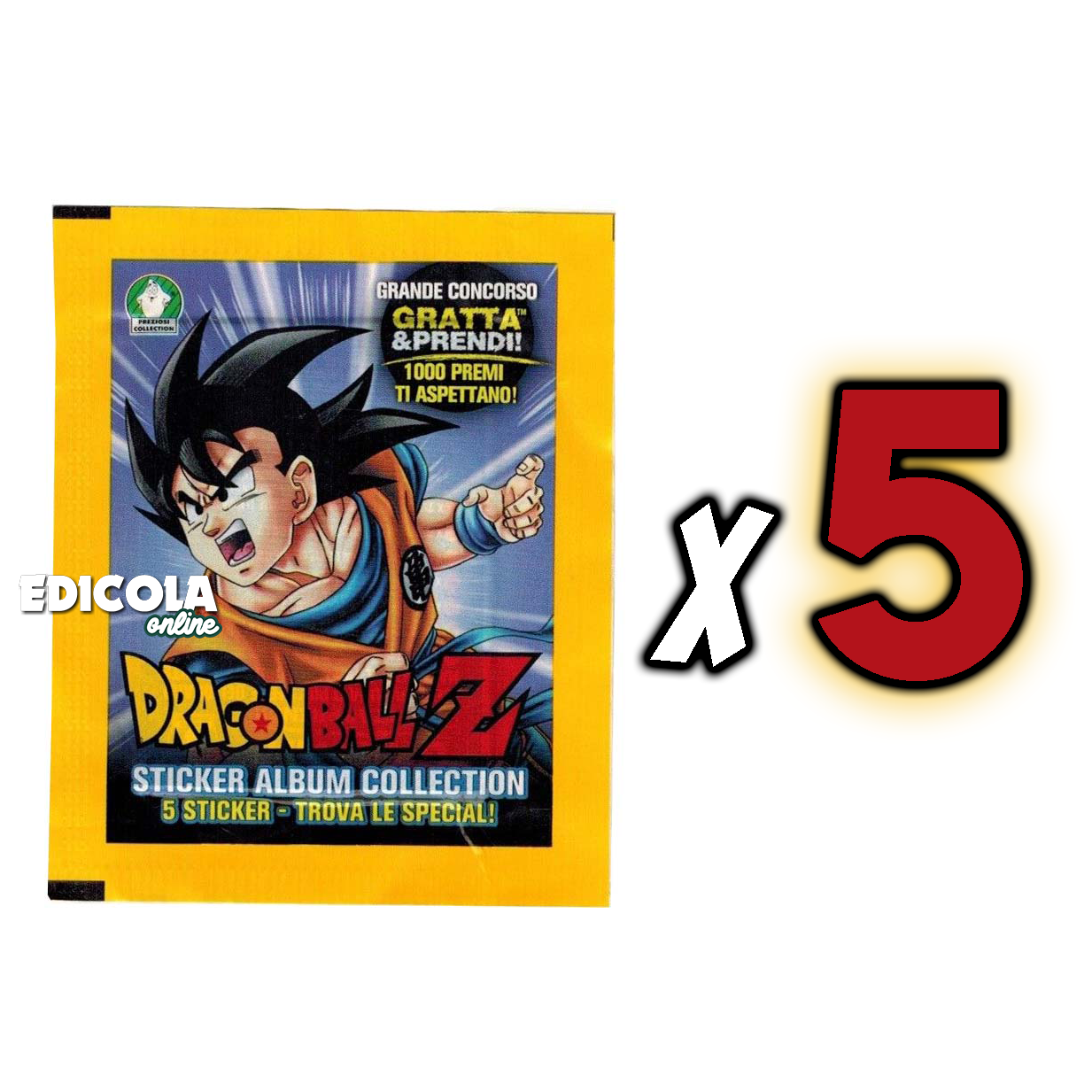 Album et/ou sachets de DRAGON BALL Z Figurine Autocollant Dragonball Preziosi Vintage