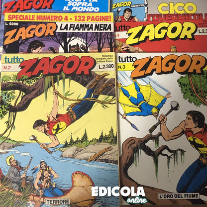 Fumetti Tutto ZAGOR Ristampa completa della Raccolta numero n. 1 Speciale Lotto