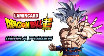 Versiegelte Beutel mit CARD DRAGONBALL Ultra Power LAMINCARDS Super Carte Game