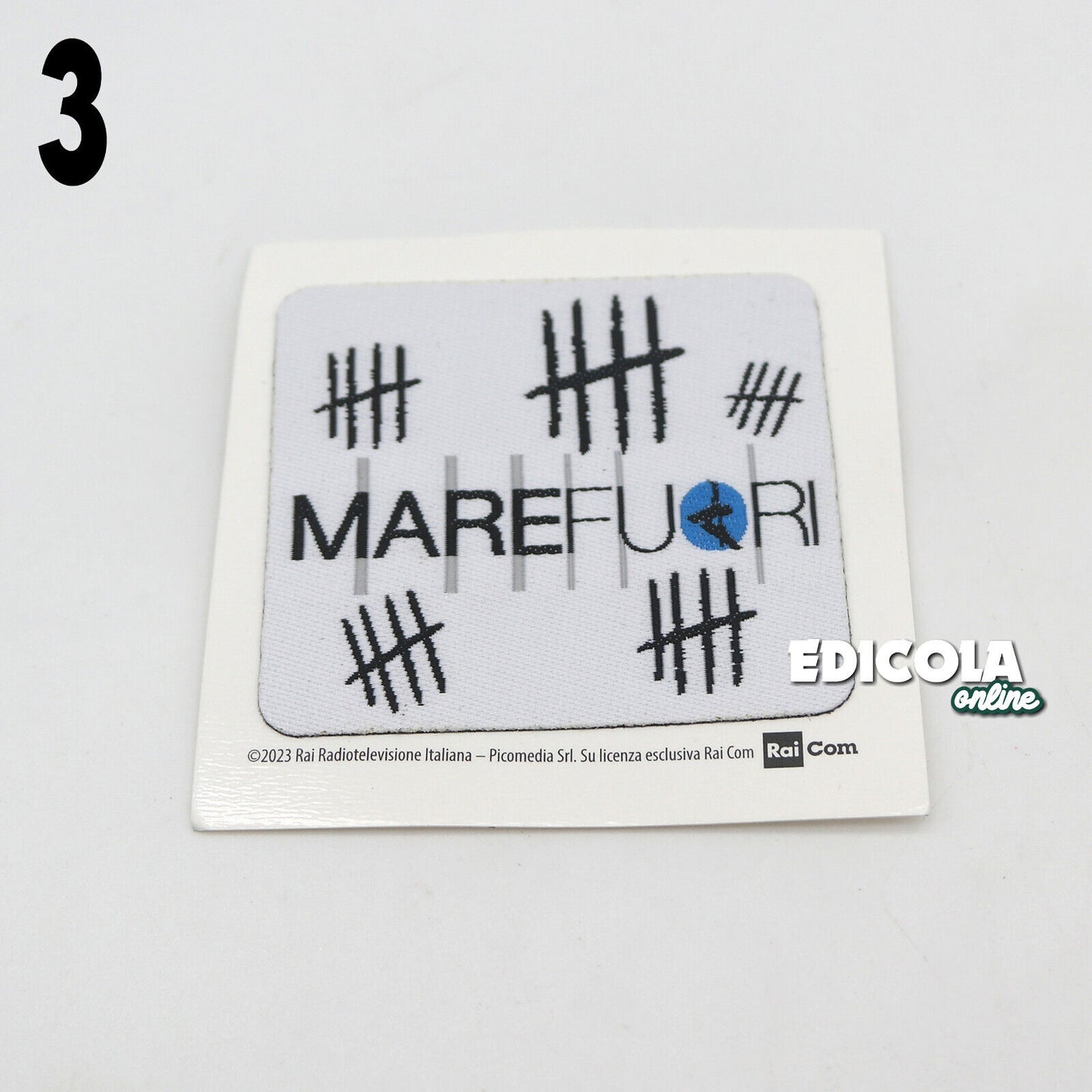 Choisissez le bracelet en silicone avec phrase Patch de la série télévisée SEA FUORI Rai 2023