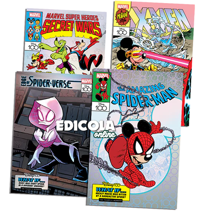 Mickey Mouse Comics 3534 3535 3536 mit Gadgets 12 MARVEL Lithographien Limited Edition