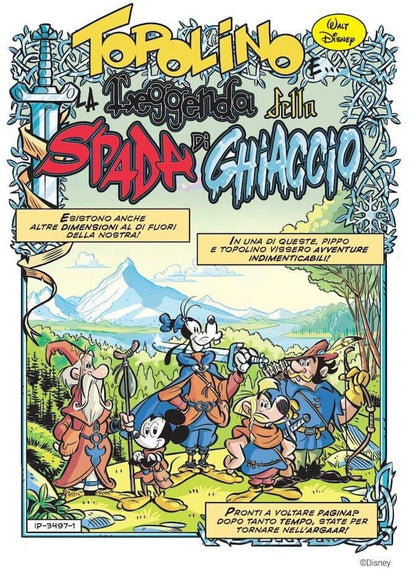 Lot von 12 kompletten gebrauchten Saga-Comics von MICKEY MOUSE und dem EISSCHWERT