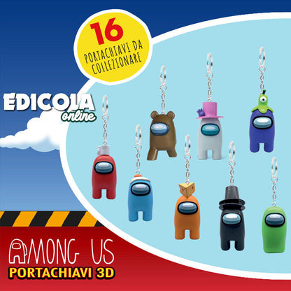 Enveloppe surprise parmi les personnages américains, porte-clés, figurines d'action 3D