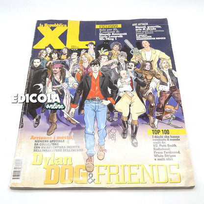 XL-Repubblica-Magazin mit Maxi-Cover und unveröffentlichter Story, die DYLAN DOG gewidmet ist
