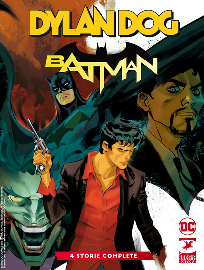 Komplette Saga 8x DYLAN DOG und BATMAN Comics Nummer 0 1 2 3 + Variante Cover Joker