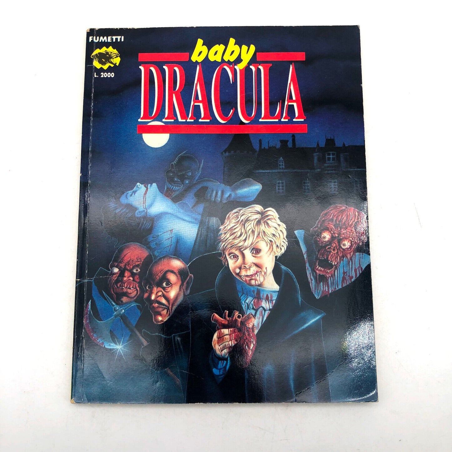 Comic auf Italienisch BABY DRACULA Horror Rare 1990 Noir seltene vollständige Geschichte
