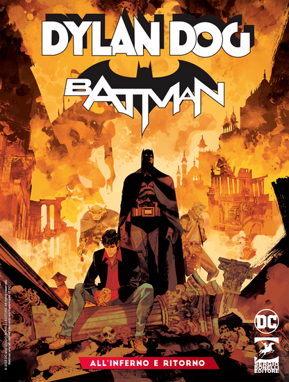 Komplette Saga 8x DYLAN DOG und BATMAN Comics Nummer 0 1 2 3 + Variante Cover Joker